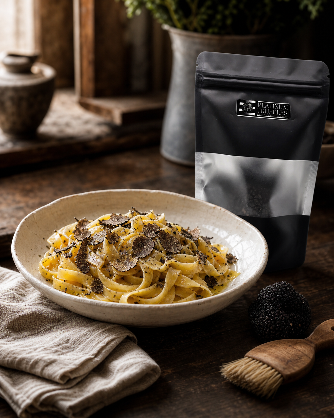 Crni letnji tartuf 60g served in an elegant seasonal pasta dish